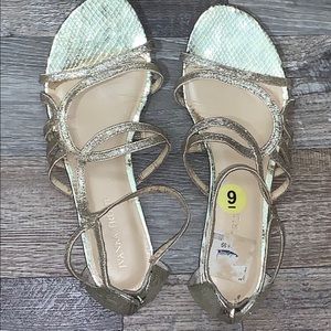 Glitter Gold Sandals